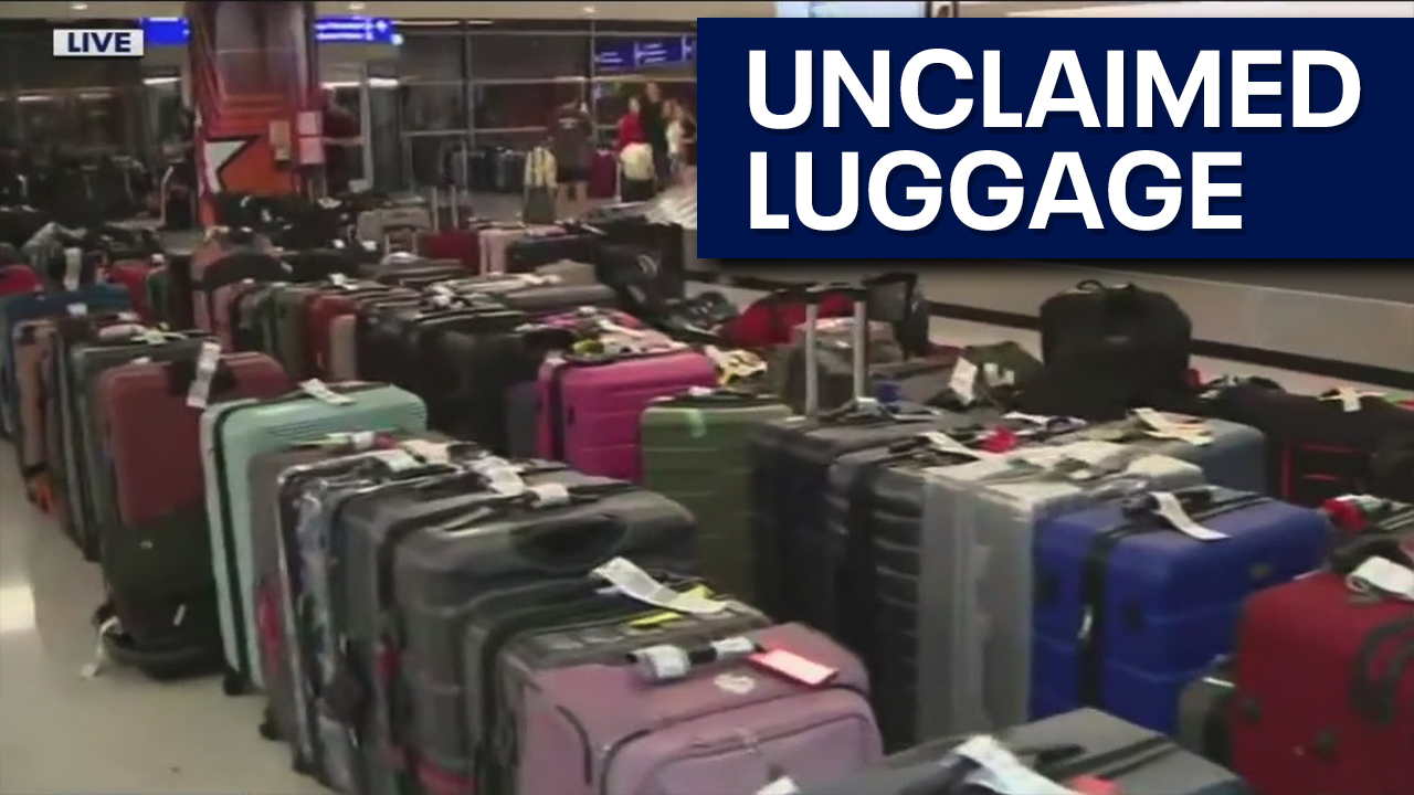 Unclaimed Delta luggage piles up at Sky Harbor