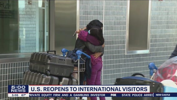 U.S. reopens to international visitors