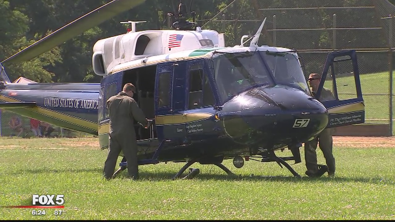 Joint Base Andrews helicopter makes emergency landing in Montgomery County