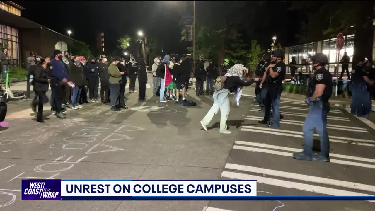Arrests at campus demonstrations | West Coast Wrap