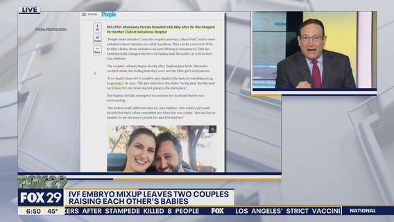 IVF embryo mix-up leaves two couples raising each other's babies