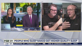 People who sleep naked get higher quality sleep, survey finds