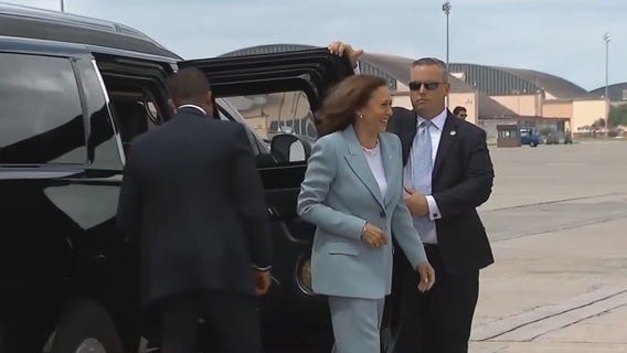 VP Harris, her unannounced running mate to visit AZ