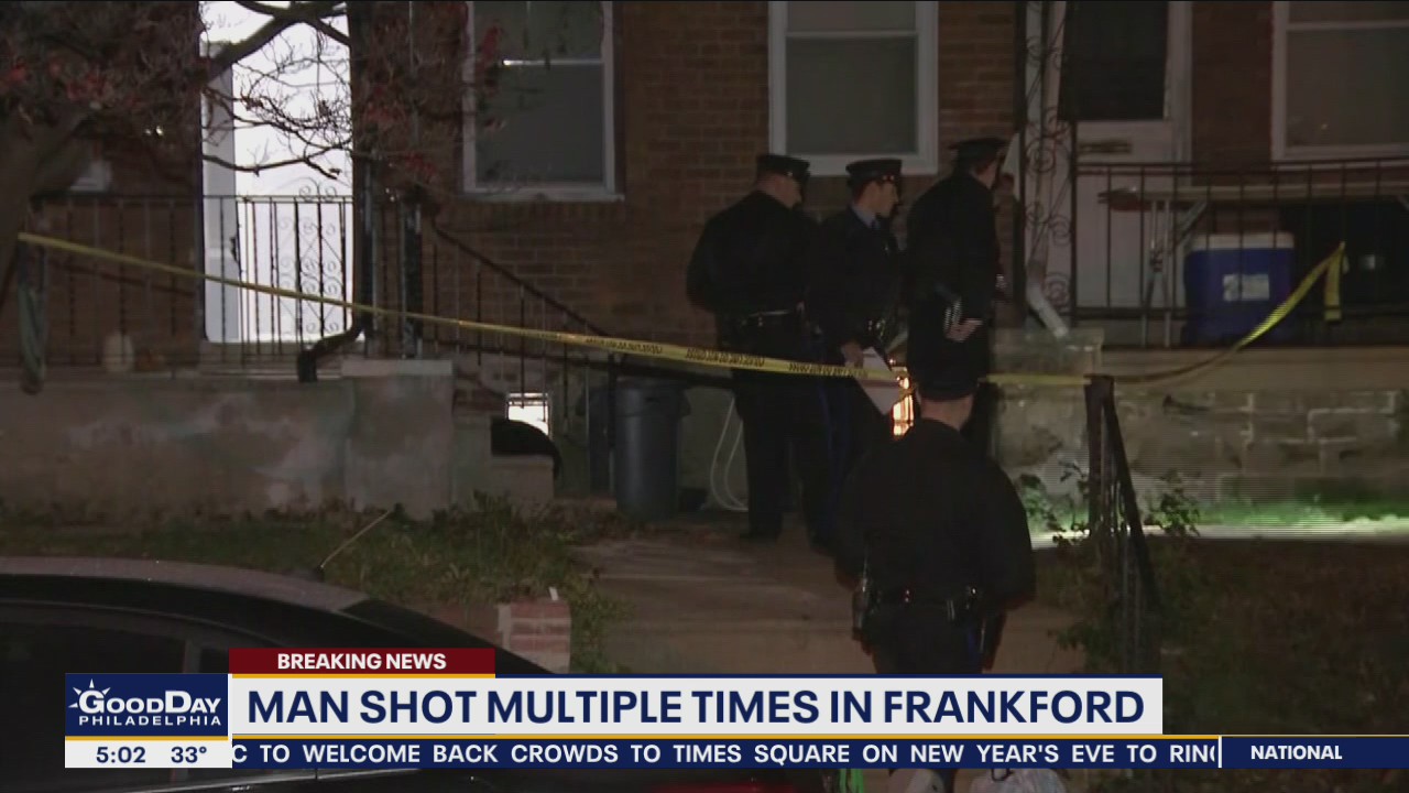 Man shot multiple times in Frankford, police say | FOX 29 Philadelphia