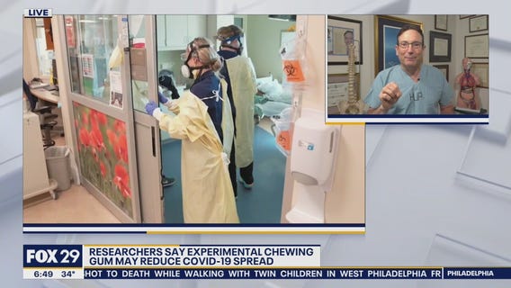 Researchers say experimental chewing gum may reduce COVID-19 spread