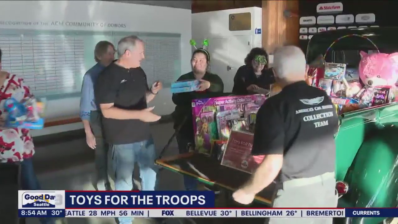 Toys for Troops: LeMay - America?s Car Museum teams up with Santa's Castle to collect toys