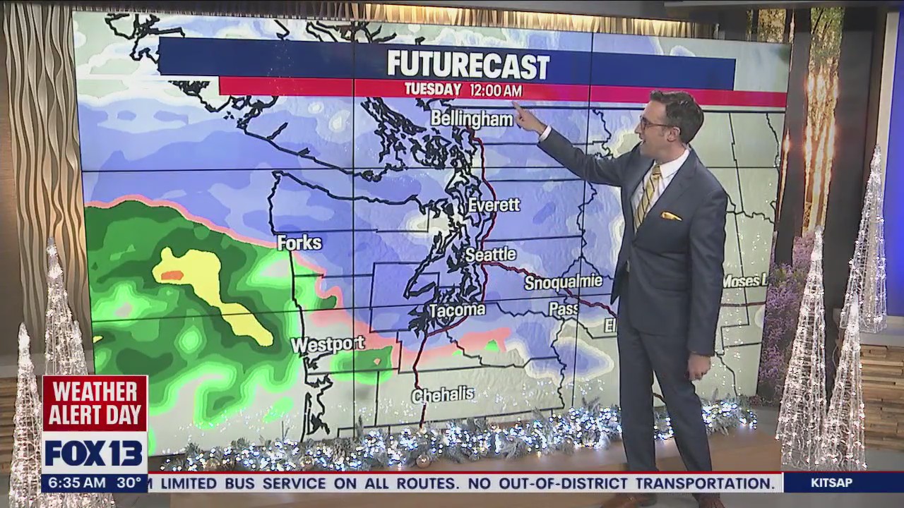 Possible flurries Monday, more snow on the way