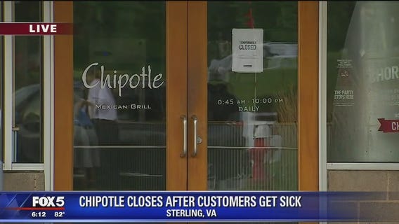 Chipotle in Sterling closes after customers get sick with norovirus-like symptoms