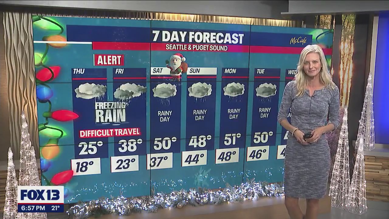 Freezing rain and tricky travel into the weekend