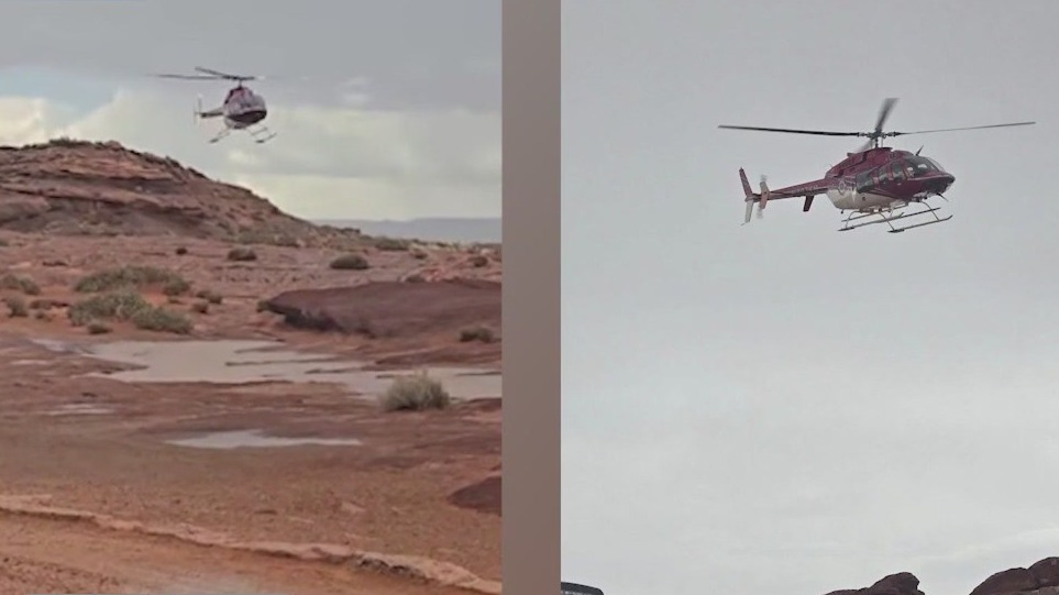 Horseshoe Bend: Lightning strikes 2 people