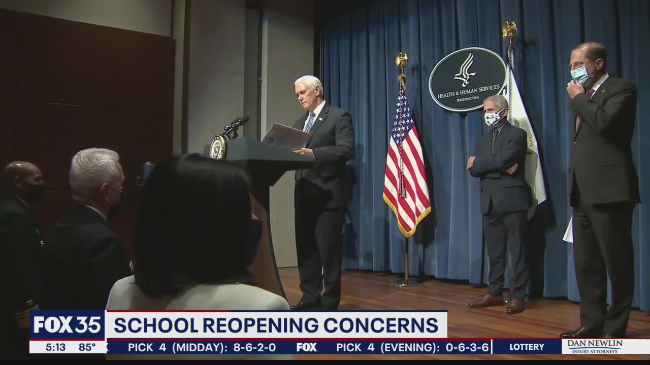 Concerns expressed over school reopening plans