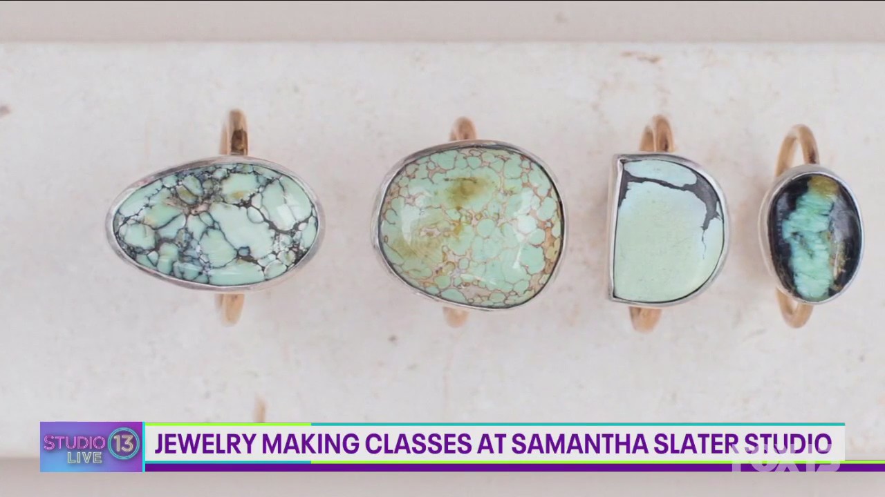 Jewelry making classes at Samantha Slater Studio | Studio 13 Live