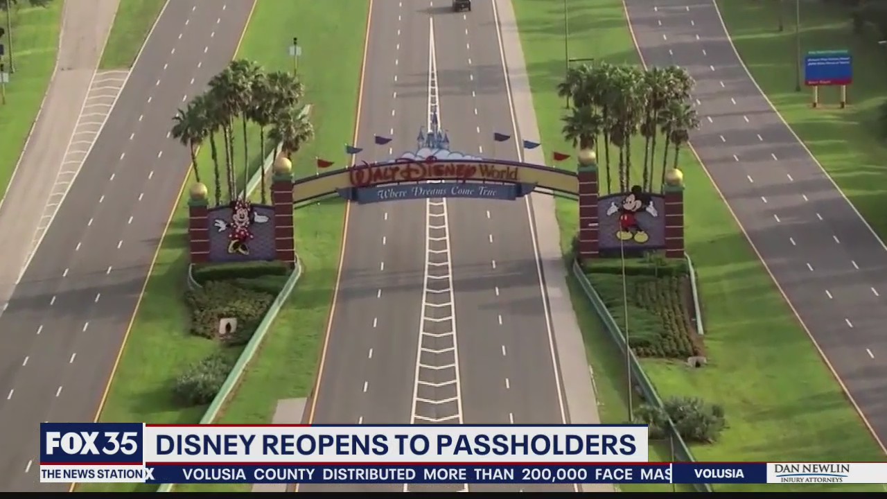 Disney World reopens to annual passholders