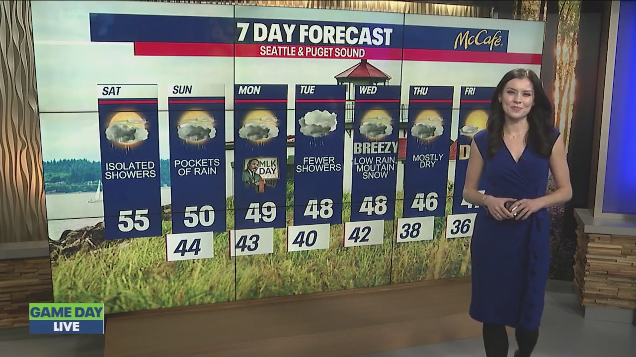 Dry for Seattle, wet for the Hawks