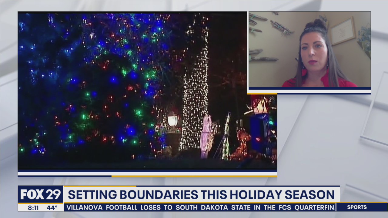 Setting boundaries with others this holiday season