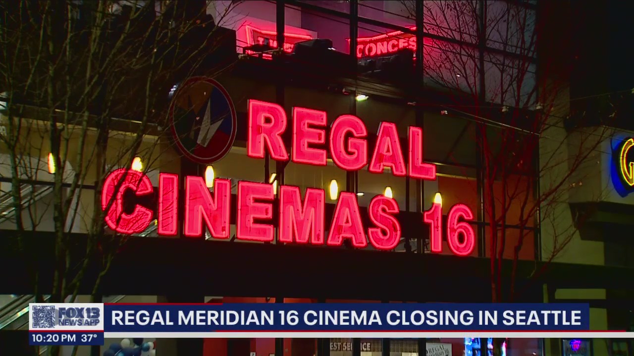 Regal Meridian 16 Movie Theater shutting down in Downtown Seattle