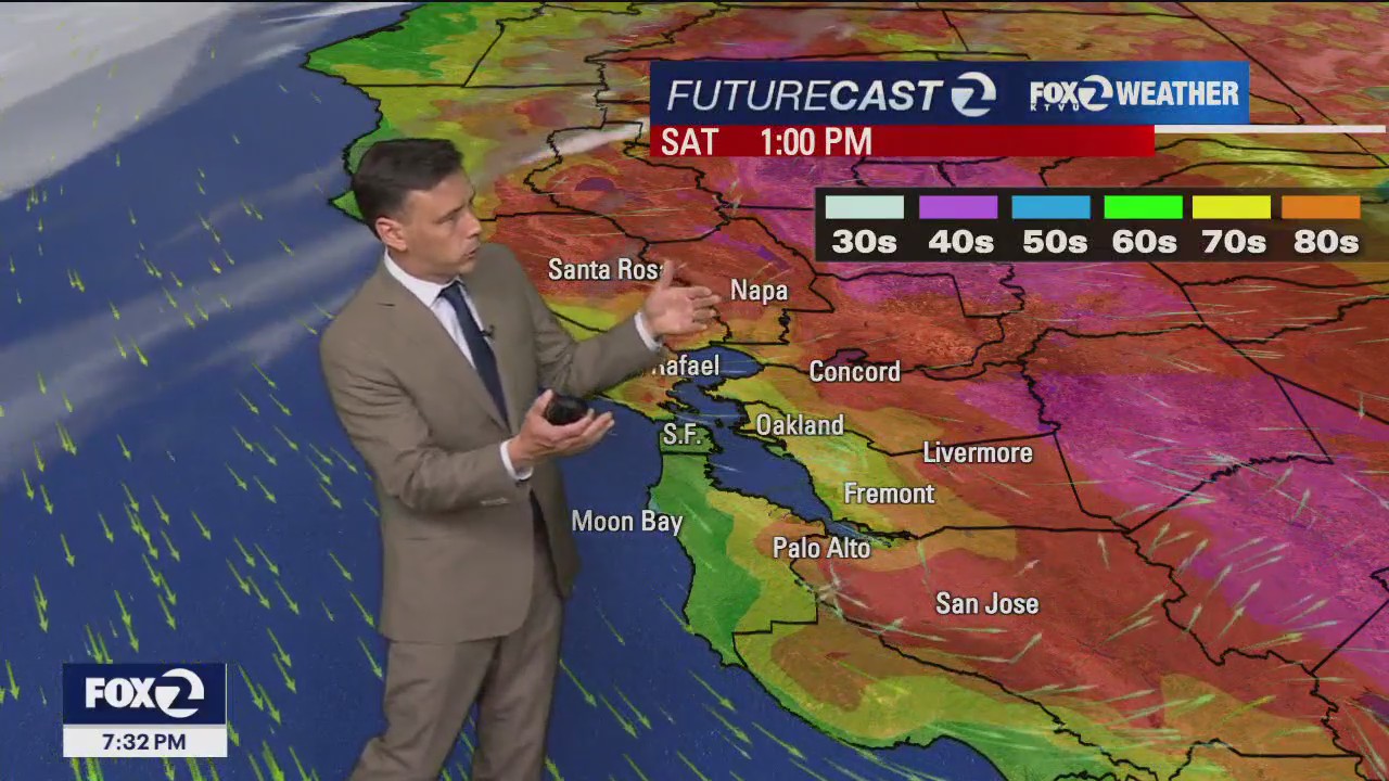 One more hot day inland