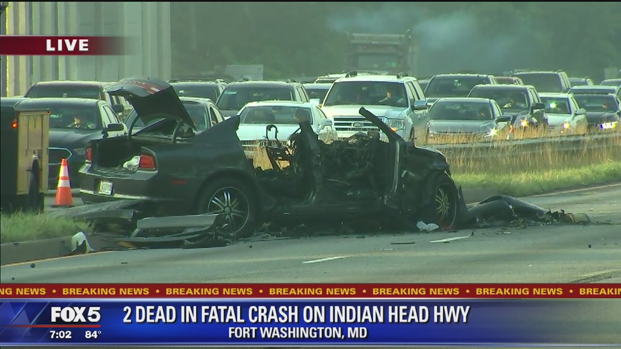 Fatal wrong-way crash on Indian Head Highway