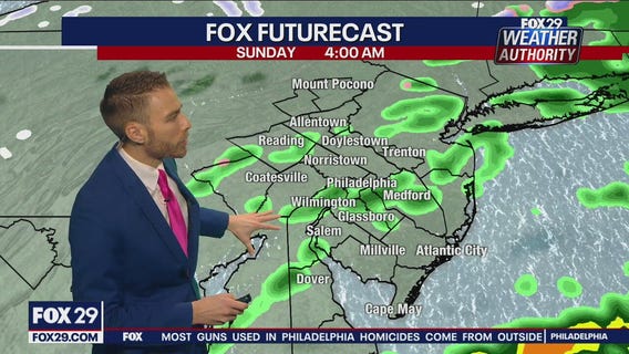 Weather Authroity: 10 p.m. Saturday forecast