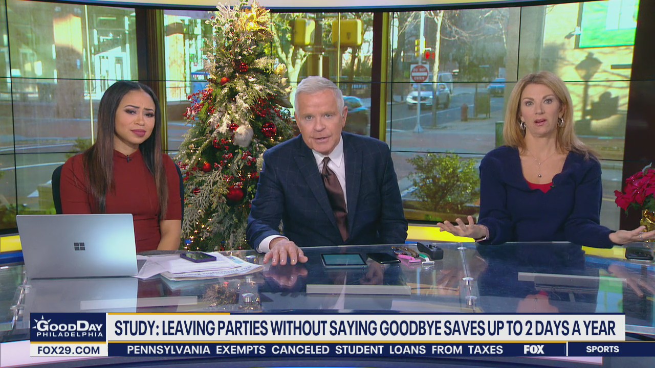 Study: Leaving parties without saying goodbye saves up to 2 days a year