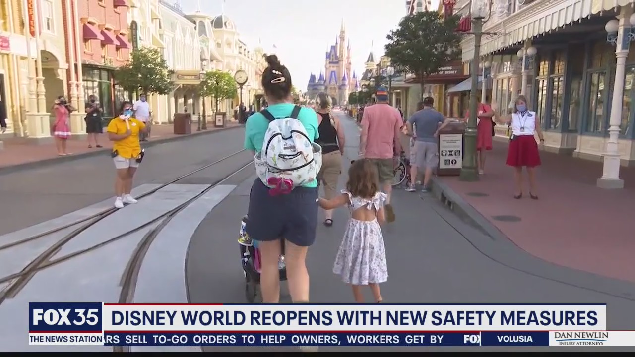 Disney World reopens with new safety measures