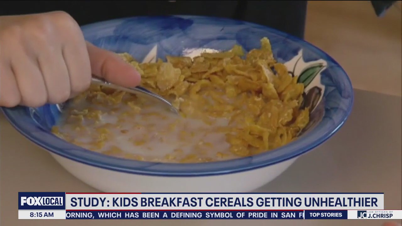 Kids' Breakfast Cereals Getting Less Healthier