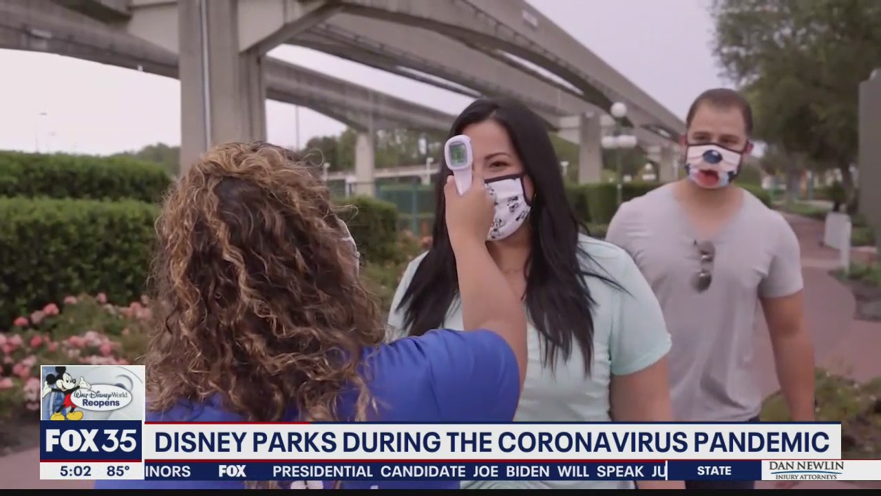 Thousands arrive early for Disney reopening