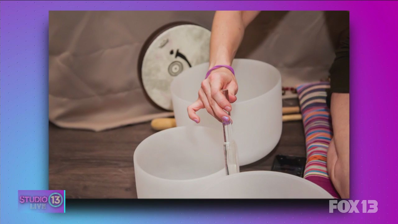 Sound bowl healing ahead of National Breathing Space day (Feb. 1)