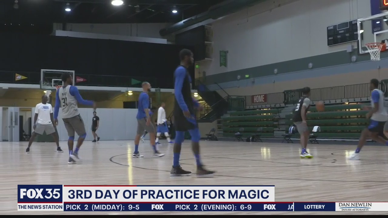 Orlando Magic hold third practice at Disney