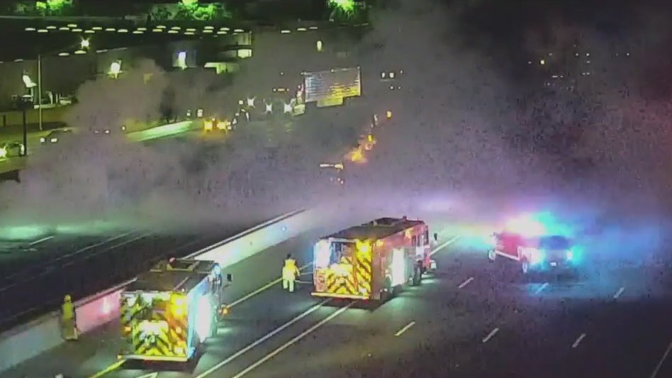 Fiery crash shuts down I-10 near Dysart Road | FOX 10 Phoenix