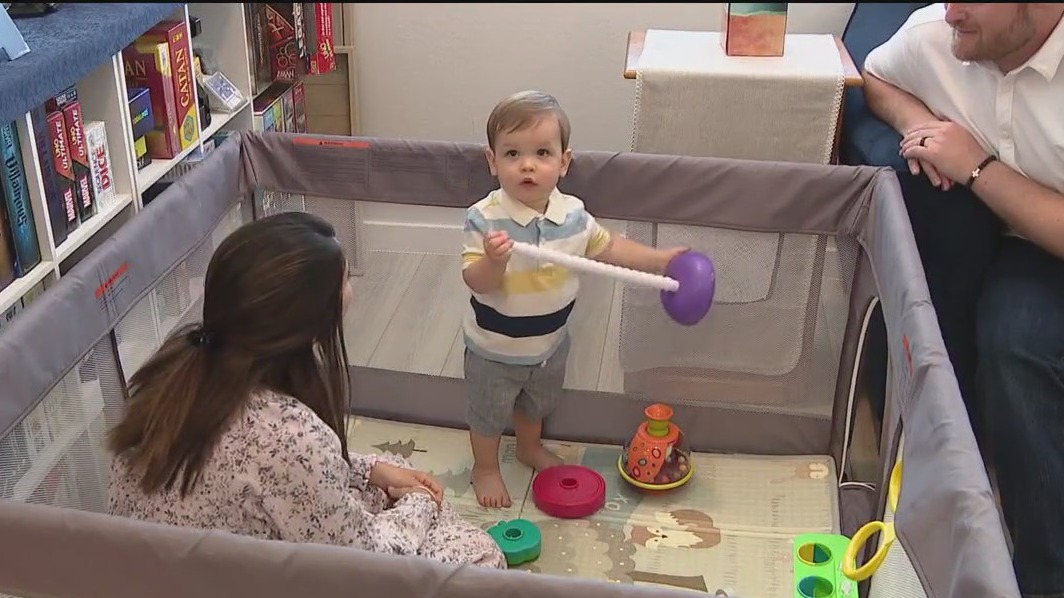 Local infant battles rare testicular cancer