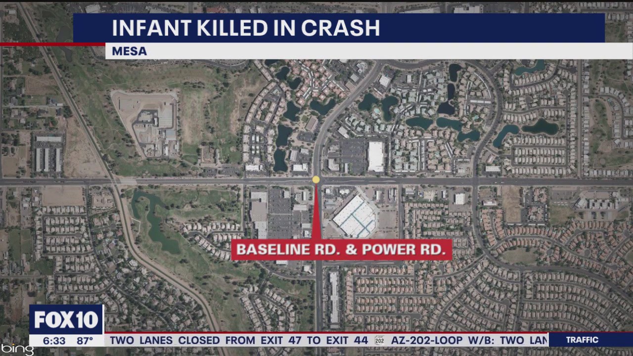 Infant killed in Mesa crash
