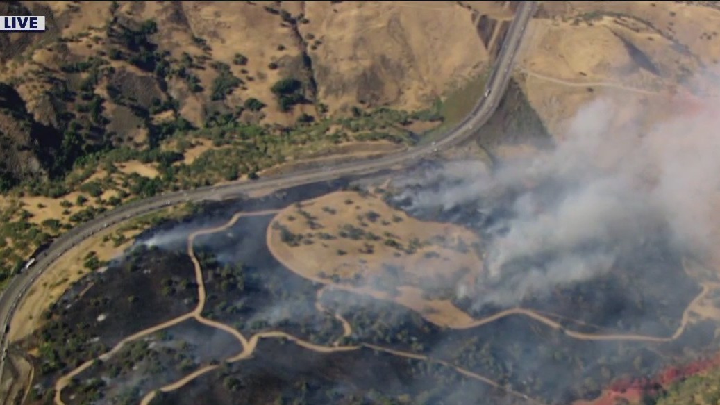 Dino Fire in Santa Clara County grows to 150 acres