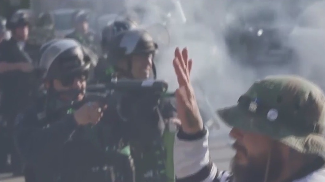 LA curfew put in place for downtown following nighttime violence