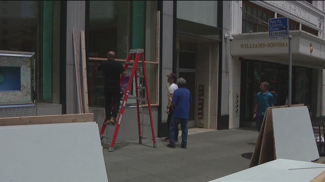 No King rally organizers urging peaceful protests, but businesses preparing in case criminals use event to spread violence.