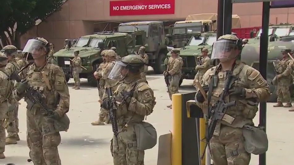 Tensions rise between Newsom, Trump over military response in LA