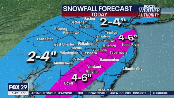 Weather Authority: 5 a.m. Friday update