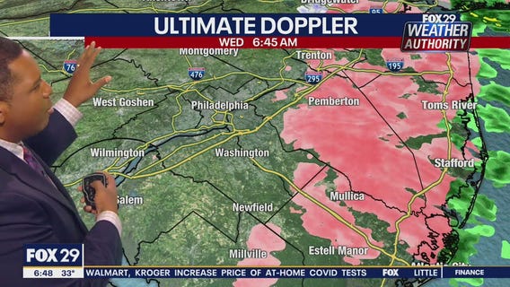 Weather Authority: Wednesday 6 a.m. update