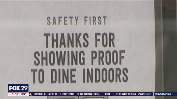 Philadelphia vaccine mandate: Proof of vaccination now required at indoor dining establishments