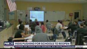 Feds push for school to reopen as local districts finalize plans