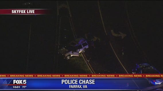 Suspect in custody after police pursuit ends near Tysons Corner mall