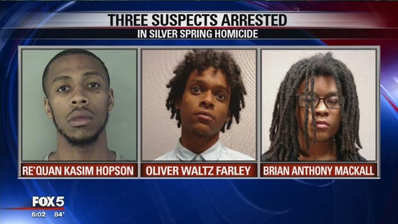 3 arrested in Silver Spring murder of 20-year-old man