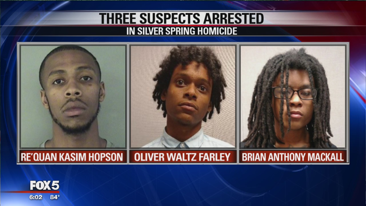 3 arrested in Silver Spring murder of 20-year-old man