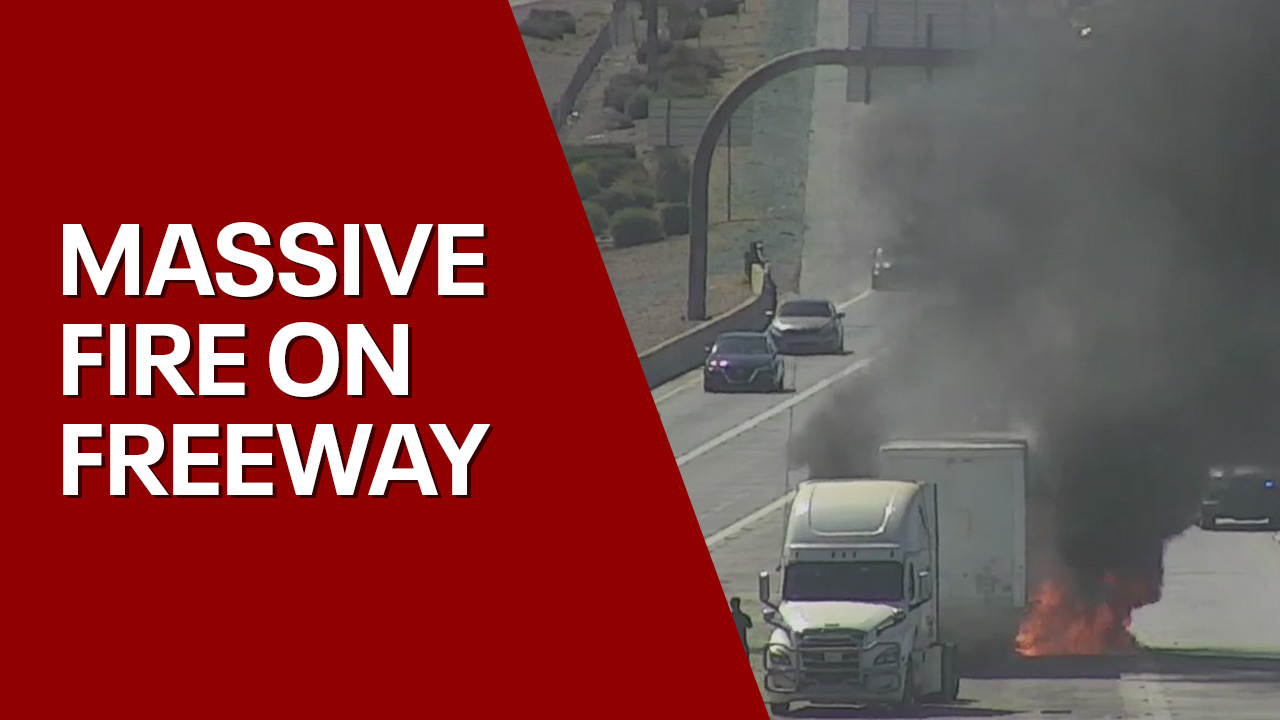 Semi burns on hot Arizona day l FOX 10 Talks