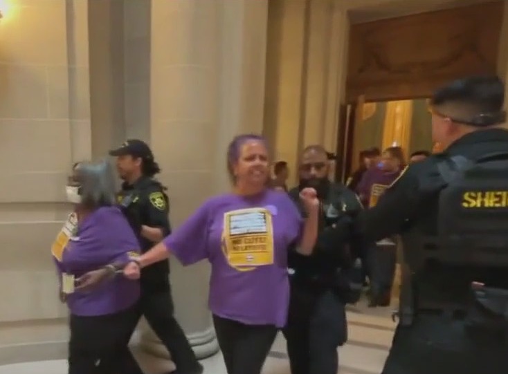 Protesters arrested for disrupting SF supervisors meeting over proposed budget