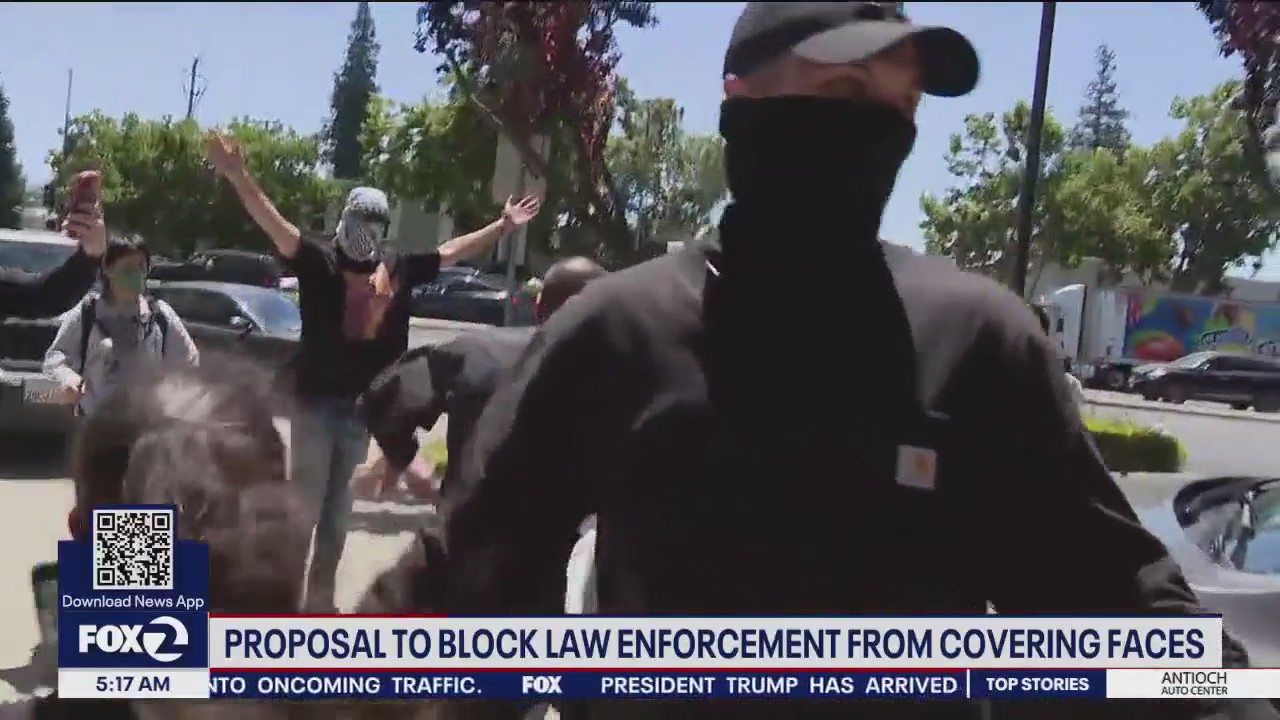 Proposal to block law enforcement from covering faces