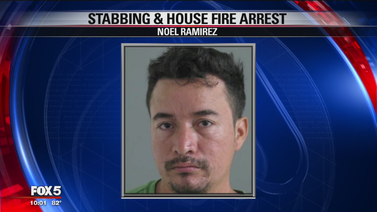 Man arrested after woman stabbed, fire started at Woodbridge home