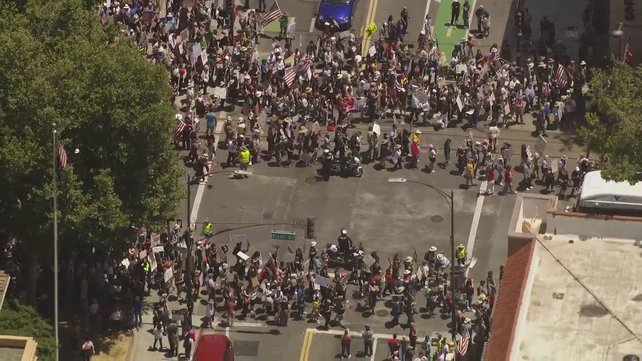 'No Kings' protest in San Jose