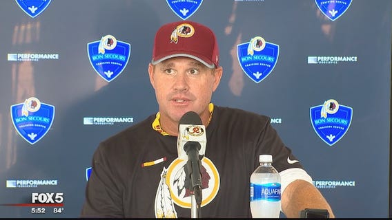 Redskins players arrive for training camp