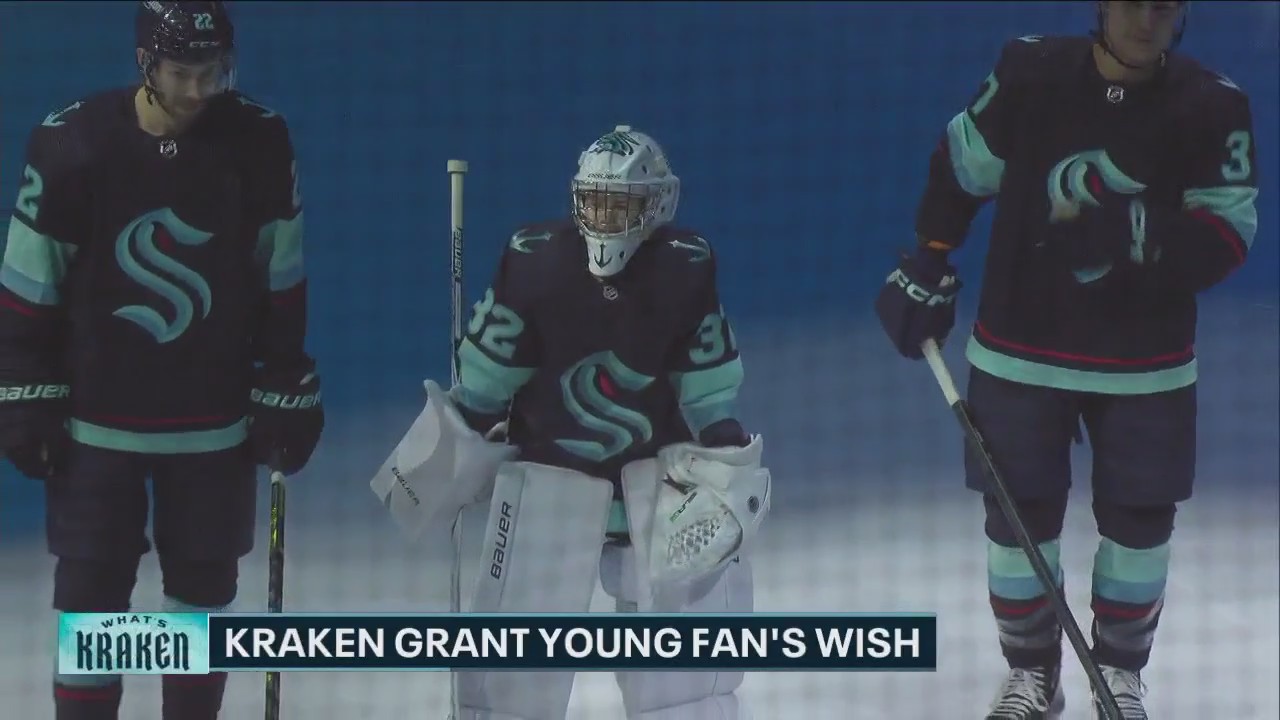 Seattle Kraken grant young fan's Make-A-Wish Foundation wish